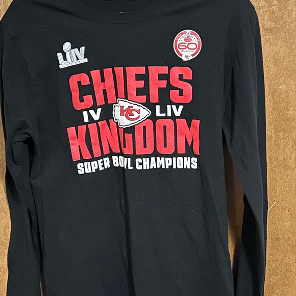 Fanatics Black Chiefs Kingdom Long Sleeve Tee‎ - Picture 1 of 3